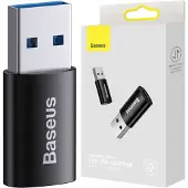 Baseus Ingenuity USB-A til USB-C OTG-adapter - Sort
