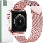 Tech-Protect Apple Watch Series 9/8/SE (2022)/7/SE/6/5/4/3/2/1 Milanese Rem - Rødguld
