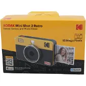 Kodak Mini Shot Combo 2 retro, 53,4 x 86,5 mm, CMOS, Gul, Pas fotoudskrivningsteknologi, Automatisk, 10,2 MP