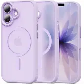 Tech-Protect iPhone 17 Magmat Cover - MagSafe Kompatibel - Mat lavendel
