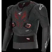 Alpinestars Bionic Pro V3 Beskyttelsesjakke Sort/Rød/Hvid XL