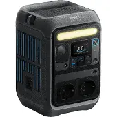 Anker SOLIX C300X - Transportabel strømstation - AC 220-240 V - 300 Watt - litiumjernfosfat - 288 Wh - Wi-Fi, Bluetooth - output-stikforbindelser: 2