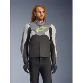 Alpinestars T-Jaws V4 WP tekstiljakke Tekstiljakke Sort/Grå XL