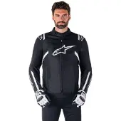 Alpinestars T-SP S V2 WP Tekstiljakke Sort/Hvid L
