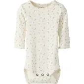 Lil´ Atelier Lil' Atelier Body l/æ - Rib/Modal - Noos - NbfGago - Coconut Mil - - 62 - Body L/Æ