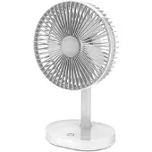 Platinet Ventiliatorius rechargeable fan 3000mAh, baltas/pilkas (45242)
