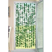 Maximex gardin til dør, kunstige planter blade, 90 x 190 cm