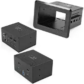 StarTech.com Startech Conference Room Docking Station, Universal Laptop Dock, 4K HDMI, 60W Power Delivery, USB Hub, GbE, Audio, In-Table Connectivity Box For Hudd