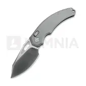 Kunwu Knives X-Padre - Satin - Titanium foldekniv, Orange Peel Texture