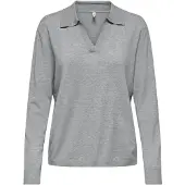 ONLY Pullover 'IBI' grå-meleret