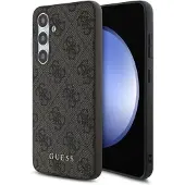 GUESS GUHCS24FEG4GFBR S24 FE S721 brun/brun hardcase 4G metal guld logo