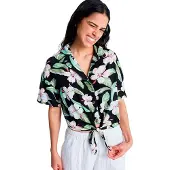 Roxy Salty Sweet Printed Kortærmet Skjorte