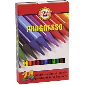 Koh-I-Noor Progresso Woodless Colored Pencil Set (S?t p? 24)