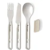 Sea to Summit - Køkken - Detour Stainless Steel Cutlery Set til Unisex - Grå