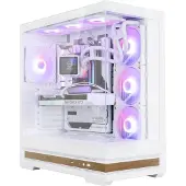 Zalman P40 NAMU WHITE, Midi Tower, PC, Hvid, ATX, micro ATX, Mini-ITX, Plast, Stål, Hærdet glas, Flere