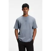 BOSS BOSStil mænd. 50519368 Grå Ten t-shirt (S), Casual, Bomuld, Korte ærmer