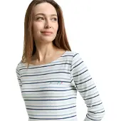 Tom Tailor Shirts navy / røgblå / lyseblå / hvid
