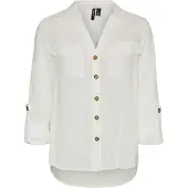 Vero Moda Bluse 'Bumpy' hvid