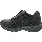 Waldlaufer herresneaker - Sort læder - Sko