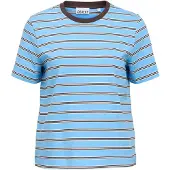 Object Shirts 'OBJLili' lyseblå / sort / hvid