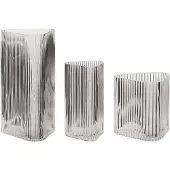 Hubsch vase 3-pak Klar