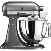 KitchenAid Artisan 5KSM175 køkkenmaskine med ekstra tilbehør 4,8 L Medallion silver
