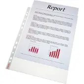 Esselte Plastlomme A4 0,085mm premium præget (100 stk.)