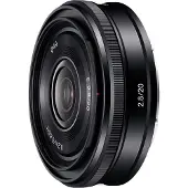 Sony SEL20F28 - Vidvinkel objektiv - 20 mm - f/2.8 - E-mount - for Cinema Line a VLOGCAM a1 a1 II a6700 a7 IV a7 V a7C a7C II a7CR a7R V a9 III