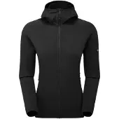 Montane F Protium Hoodie, fleecetrøje, dame, sort
