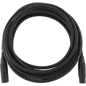 Fender Professionelt 15 Fod Langt Mikrofonkabel Sort