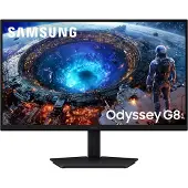 Samsung 27" Odyssey G8 G80HF 5K 180Hz / QHD 360Hz Gamingskærm, Black