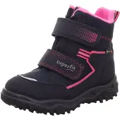 Superfit Snowboots 'HUSKY' navy / sølvgrå / fuchsia