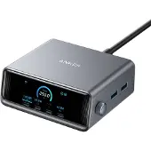 Anker Prime-Oplader (250 W, 6 Porte GaNPrime) - Sølv