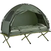 SoBuy Campingseng med tagtelt OGS32-GR