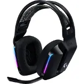 Logitech G G733 LIGHTSPEED Wireless RGB Gaming Headset - Headset - fuld størrelse - 2,4 GHz - trådløs - sort