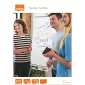 Nobo Flipoverblok blank 650x955 mm hvid m/50 ark - (5 stk.)