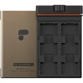 Polar Pro Slate II, 18 kort, CFexpress type A, MicroSD (TransFlash), SD, Aluminium, Termoplastisk elastomer (TPE), Sand, Stødsikker, Smudsafvisende, Stødresistent, 84 mm