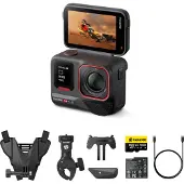 Insta360 Ace Pro 2 Motorcycle Bundle, 8K Ultra HD, 50 MP, 240 fps, Wi-Fi, Bluetooth, 1800 mAh