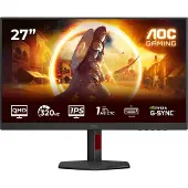AOC G4 Q27G4SRU, 68,6 cm (27), 2560 x 1440 pixel, Quad HD, LED, 1 ms, Sort, Rød