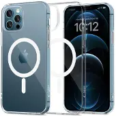 Tech-Protect iPhone 12/12 Pro FlexAir Magnetisk TPU Cover - klar