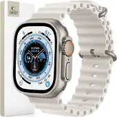 TechProtection ICONBAND PRO APPLE WATCH 6 / 7 / 8 / 9 / 10 / SE / ULTRA 1 / 2 (44 / 45 / 46 / 49 MM) BEIGE
