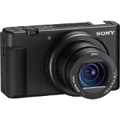 Sony VLOGCAM ZV-1A - Digitalkamera - kompakt - 20.1 MP - 4K / 30 fps - 2.7x optisk zoom - ZEISS - Wi-Fi, Bluetooth - sort