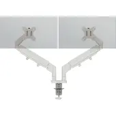 Leitz Ergo pladsbesparende dual monitor arm Grå