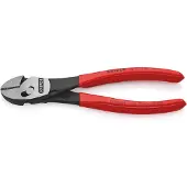 Knipex TwinForce, Diagonal tang, Krom-vanadium-stål, Plast, Rød, 180 mm, 255 g