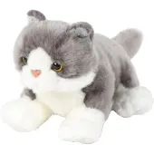 Beppe Grå liggende kat 30 cm