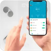 Adler AD 8186 hvid Smart analytisk vægt - Tuya