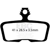 EBC Cfa616hh Avid Code/elixir Xo/xx 11/13 Skivebremseklodser