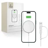 Tech-Protect QI15W-A44 MagSafe trådløs oplader 15W - Hvid