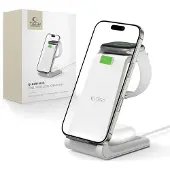 TechProtection QI15W-A36 3in1 Charging Station for Apple - White