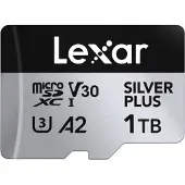 Lexar Professional SILVER PLUS - Flashhukommelseskort - 1 TB - A2 / Video Class V30 / UHS-I U3 - microSDXC UHS-I
